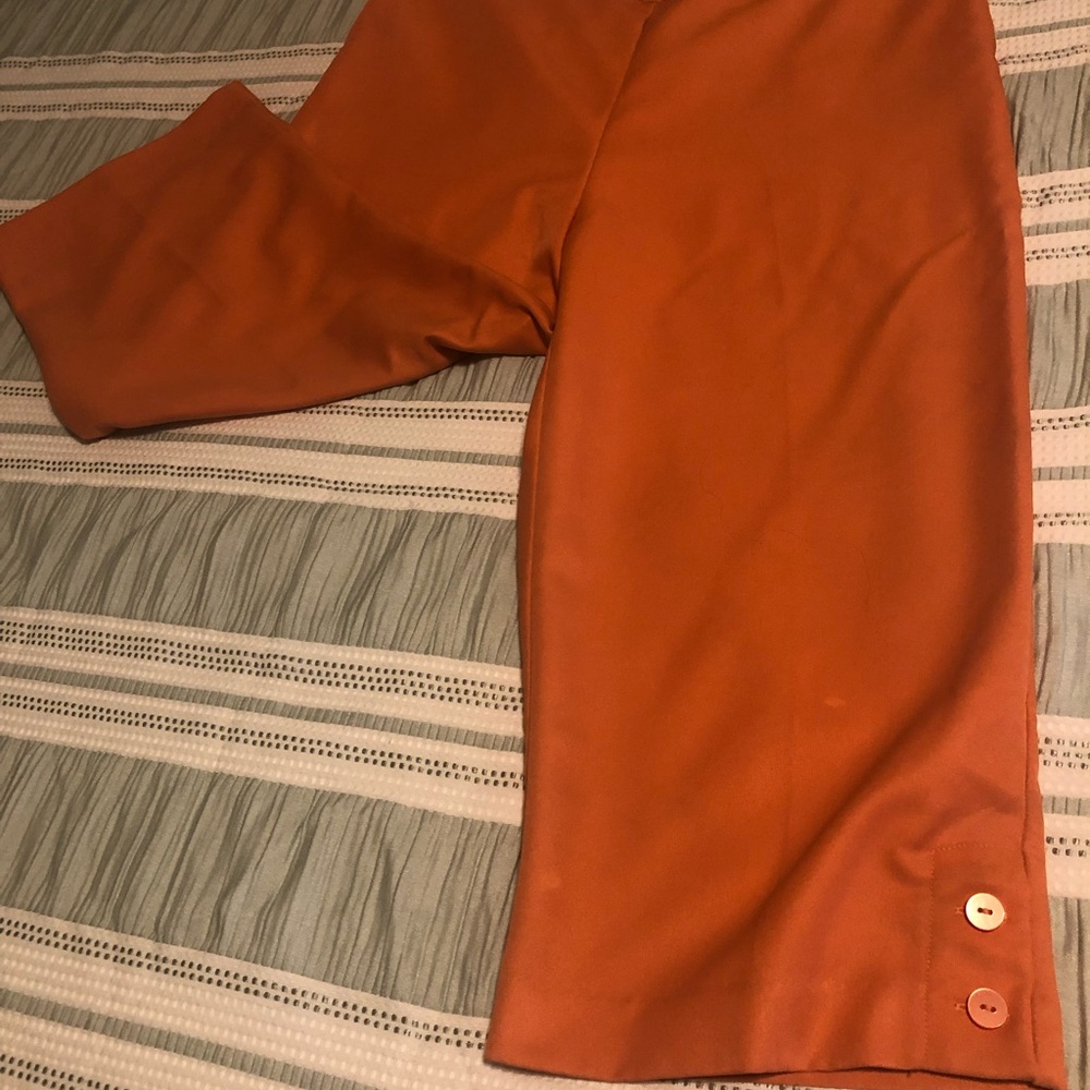 Alfred Dunner Vibrant Orange Pants